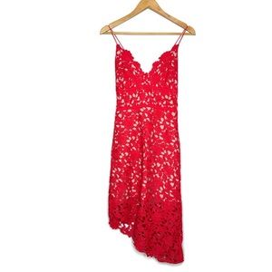 stylestalker floral asymmetrical dress Levina Asymmetric Floral Ruffle Dress